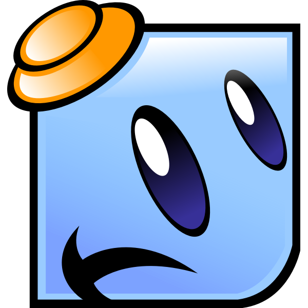 SVG Sad squared emoji