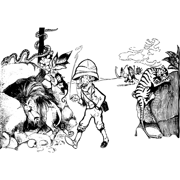 SVG Safari Man