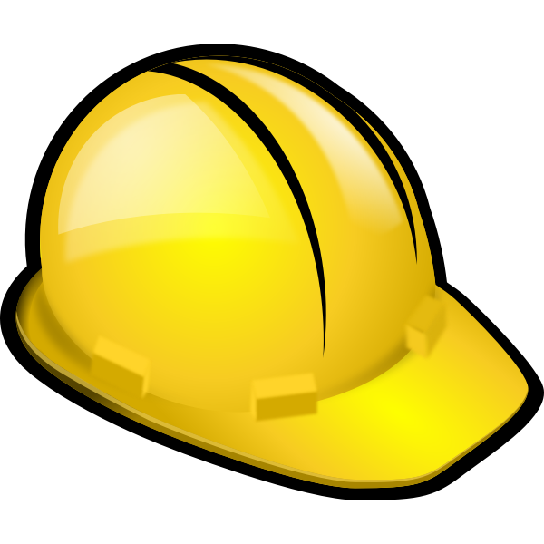 SVG Safety helmet vector clip art