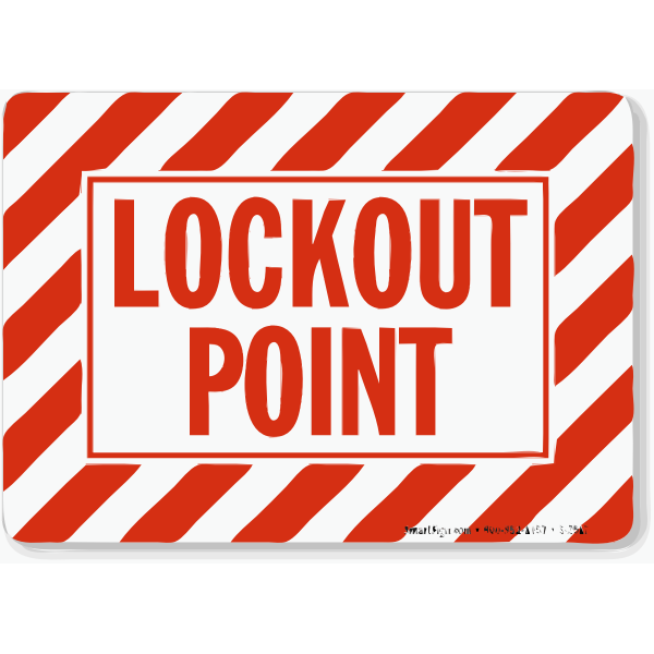 SVG Safety sign