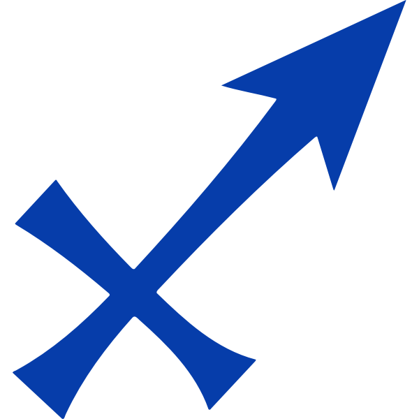SVG Sagittarius sign