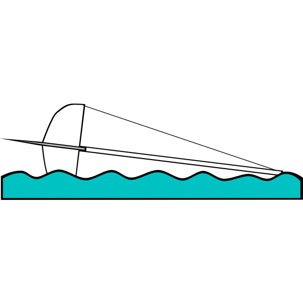 SVG Sailing Capsized Rescue Illustrations