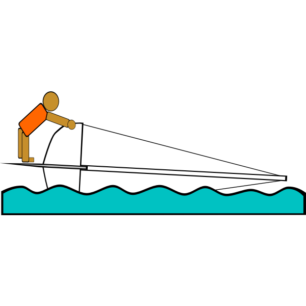 SVG Sailing Capsized Rescue Illustrations