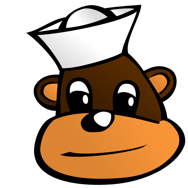 SVG Sailor monkey