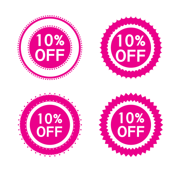 SVG Sale stickers pink color