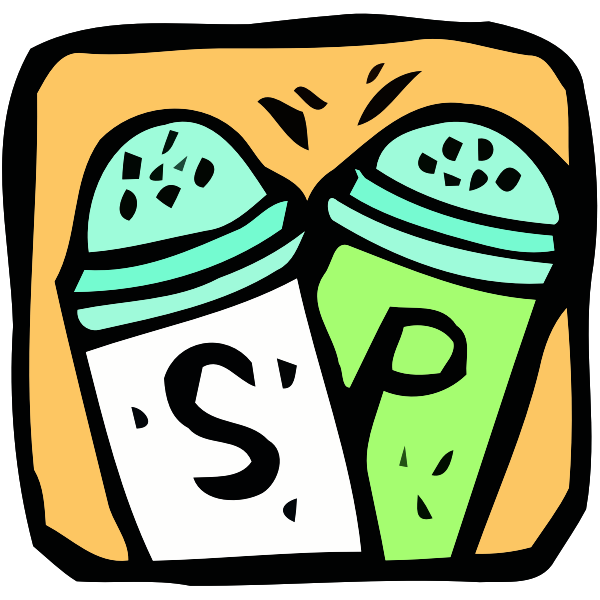 SVG Salt and pepper symbols
