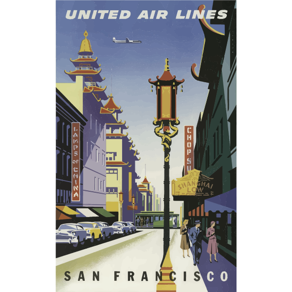 SVG San Francisco streets