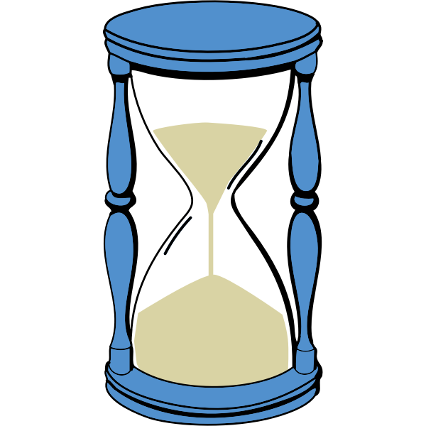SVG Sand hourglass vector image