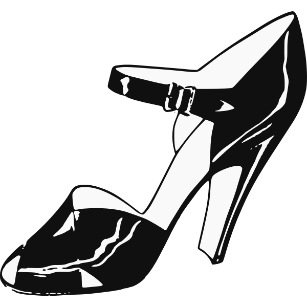 SVG Sandal shoe