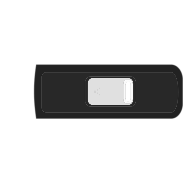SVG Sandisk Cruzer Micro flash drive vector clip art