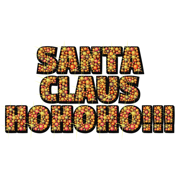 SVG Santa Claus Hohoho