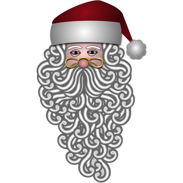 SVG Santa Claus vector