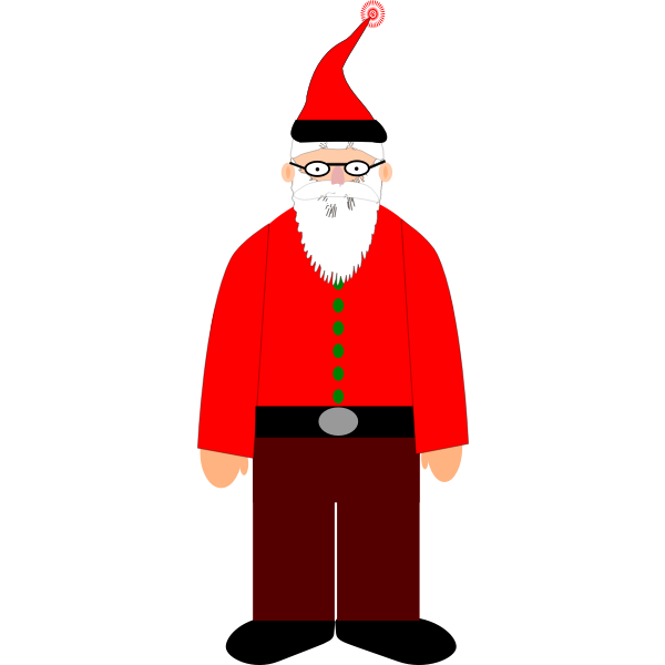 SVG Santa Claus Vector Art