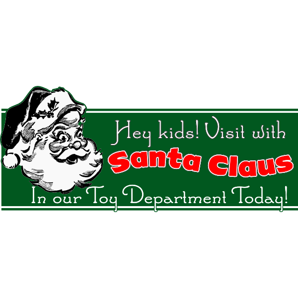 SVG Santa Clause ad