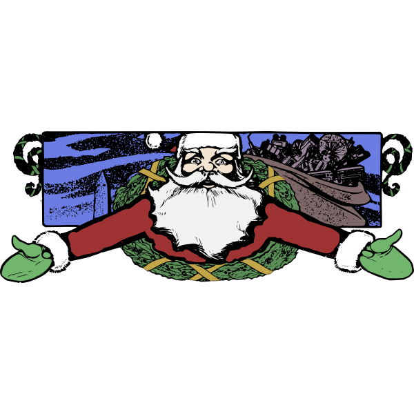 SVG Santa divider