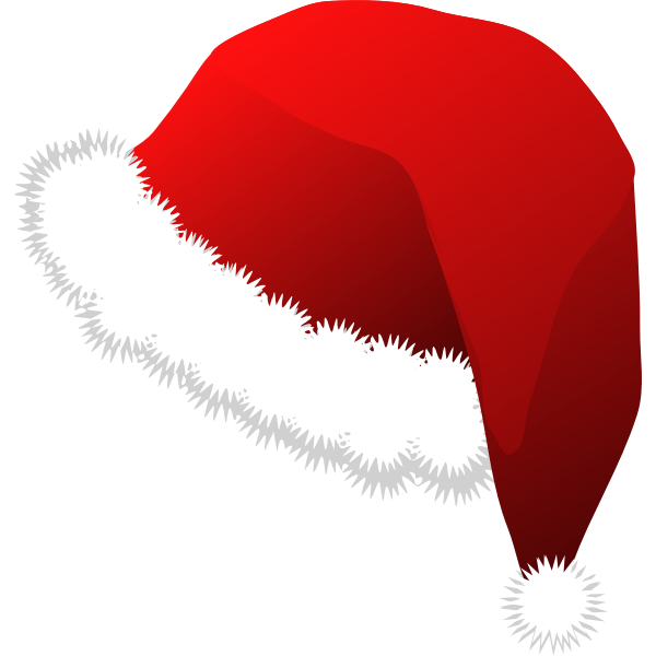 SVG Santa039s hat image
