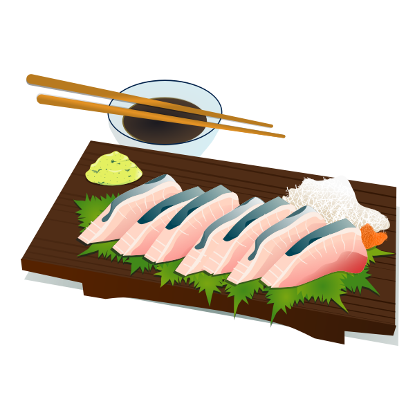 SVG Sashimi vector image