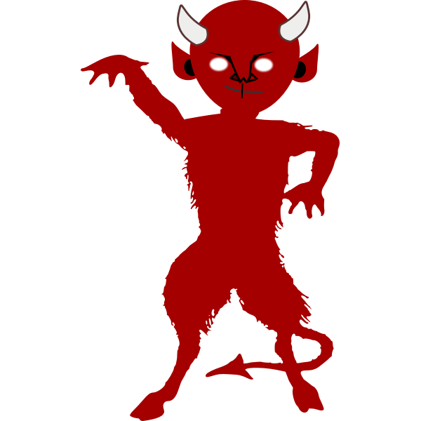 SVG Satan standing
