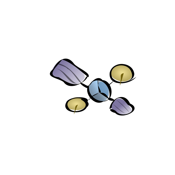 SVG Satellite cartoon drawing