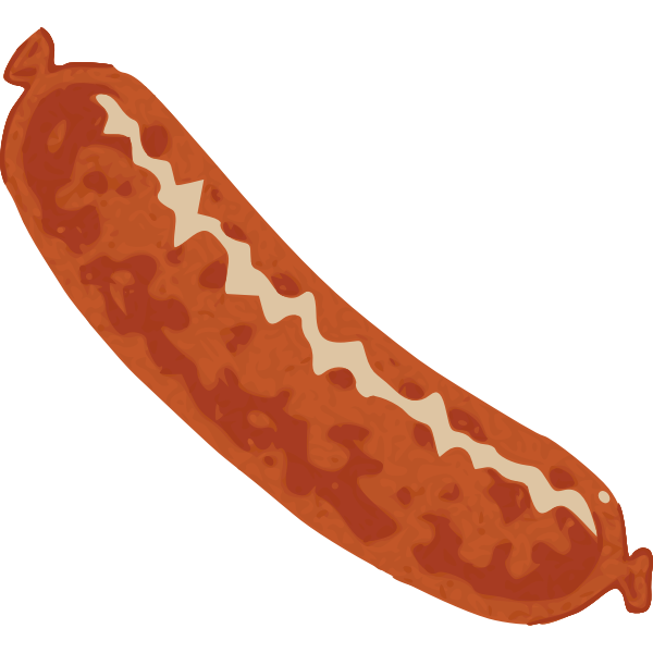 SVG Sausage vector drawing