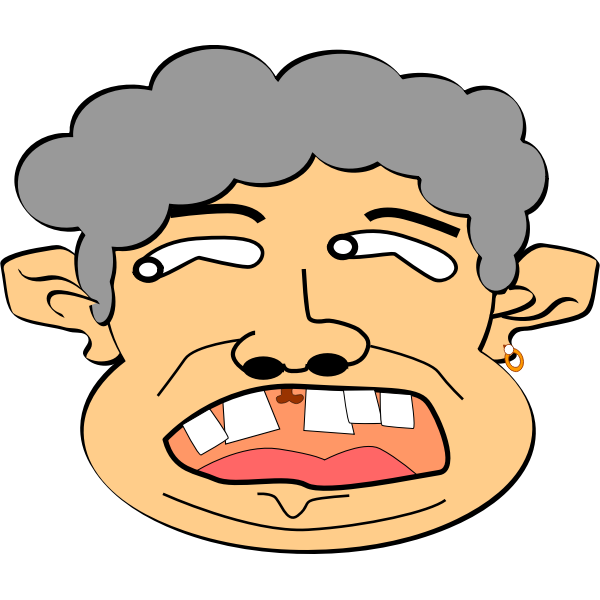 SVG Savage man illustration