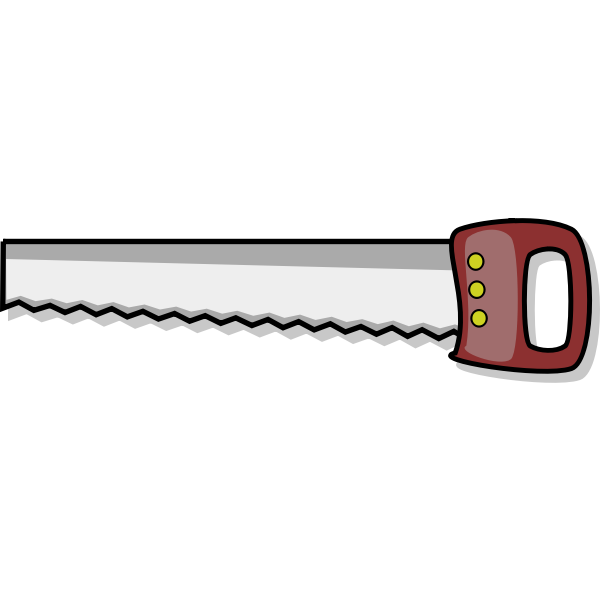 SVG Saw with shadow