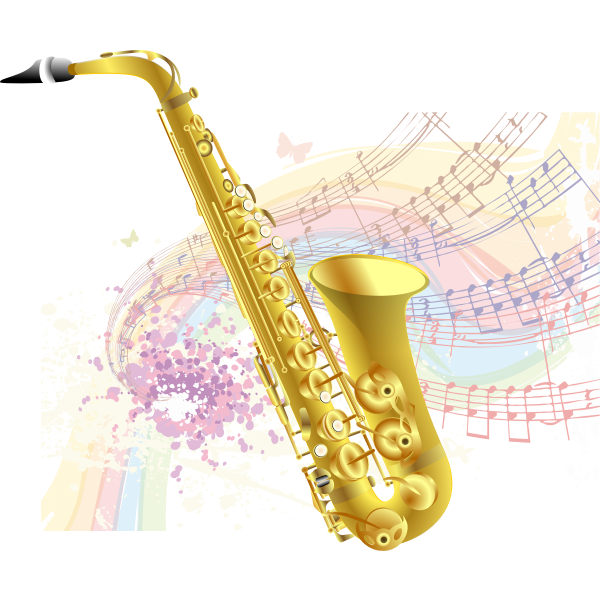 SVG sax bunterhintergrund