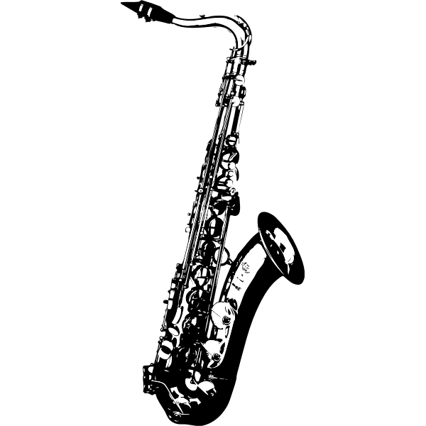 SVG saxophone
