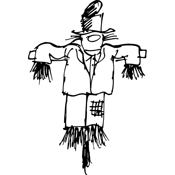 SVG Scarecrow sketch