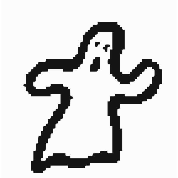 SVG Scary ghost