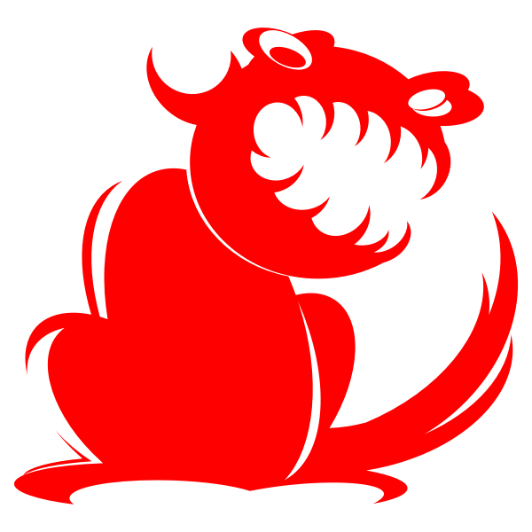 SVG Scary squirrel