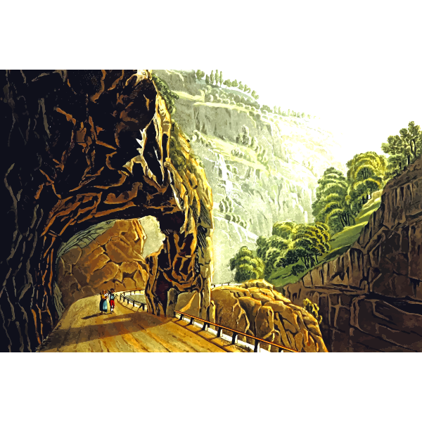 SVG Scene from the Alps