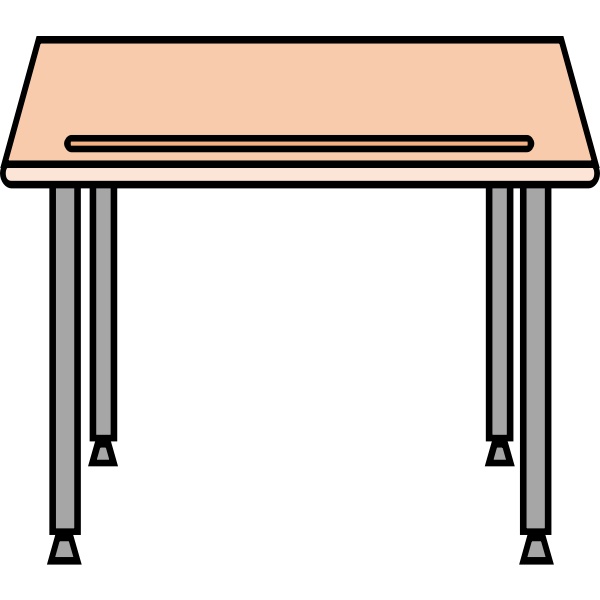 SVG School desk