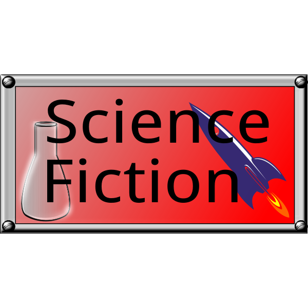 SVG Science Fiction Button