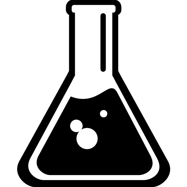 SVG Science flask symbol