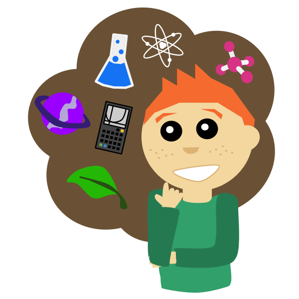 SVG Science kid