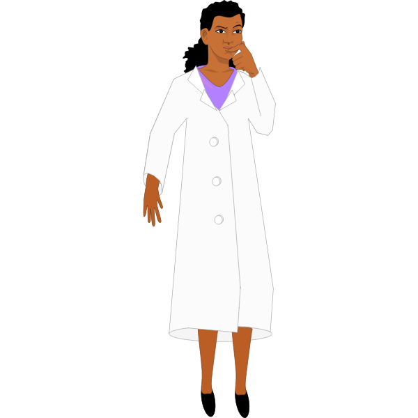 SVG Scientist thinking