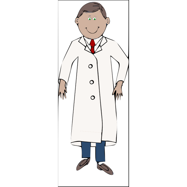SVG Scientist vector image