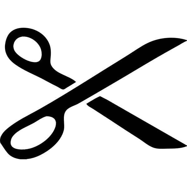 SVG Scissor stencil