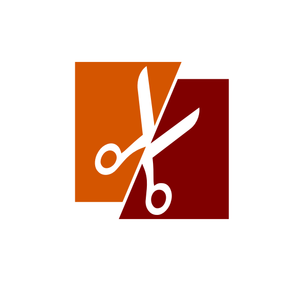 SVG Scissors and colorful paper