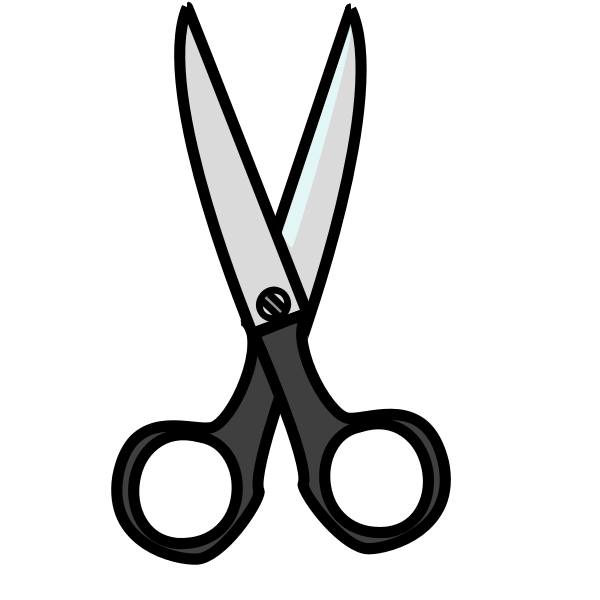 SVG Scissors vector drawing