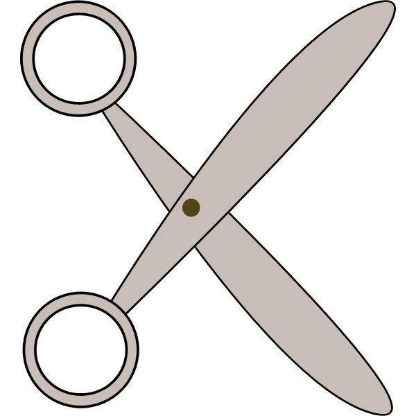 SVG Scissors vector illustration