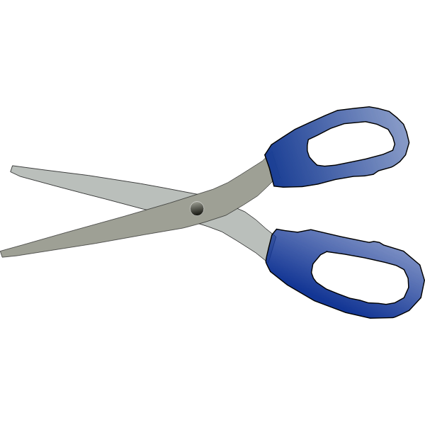 SVG Scissors vector image
