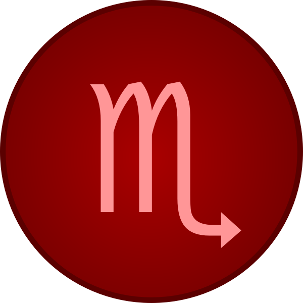 SVG Scorpio symbol