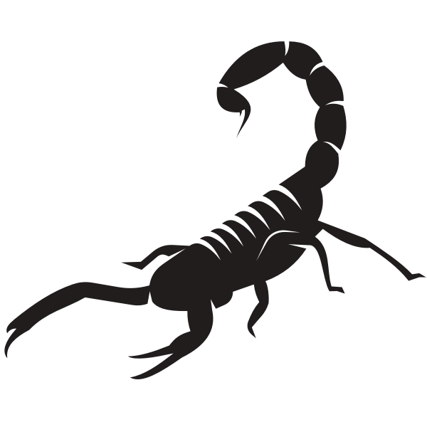 SVG Scorpion silhouette clip art-1576774256