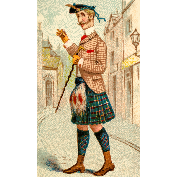 SVG Scottish man image