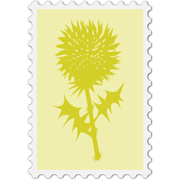 SVG Scottish stamp