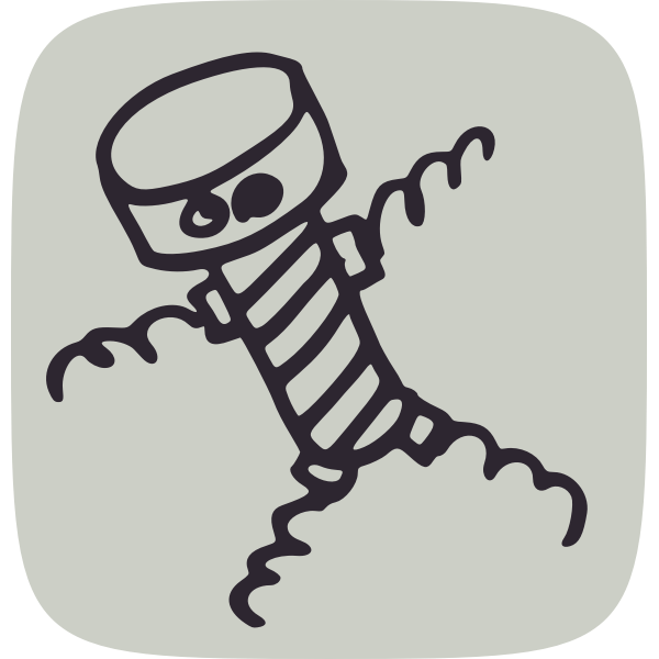SVG Screw man