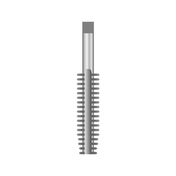 SVG Screw threading tap