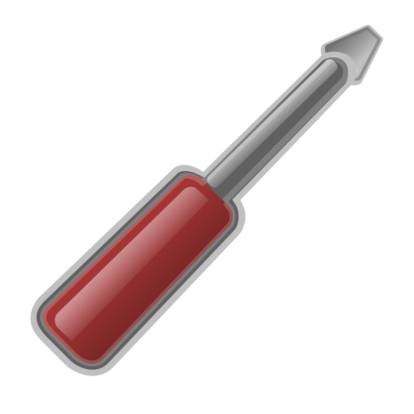SVG Screwdriver icon vector image